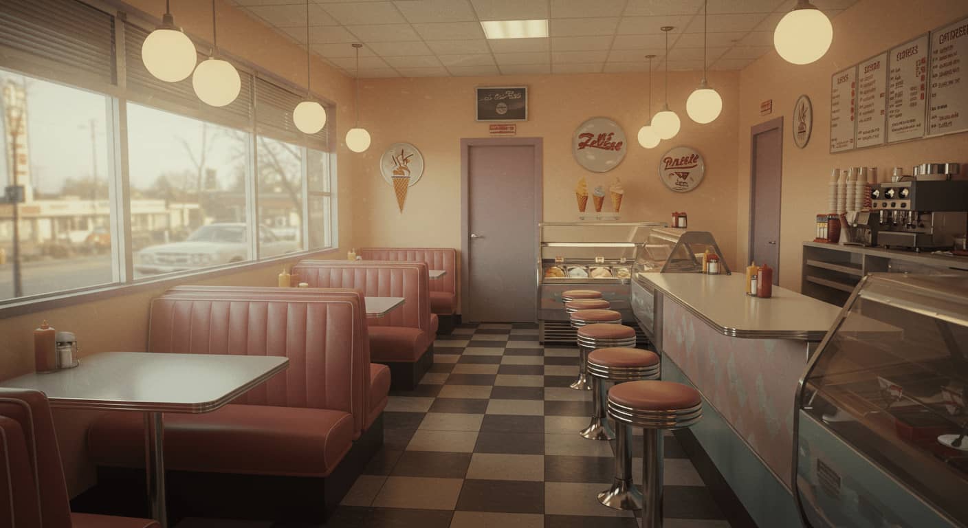 Interior of Sugar Chic Creamery